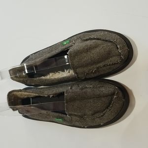 SANUK Tweed Slipper with fuzzy lining
